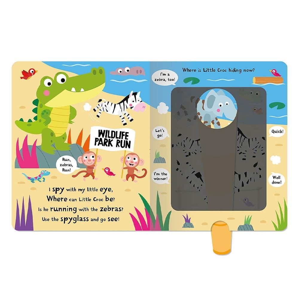 Big Croc Little Croc - Magic Spyglass Board Book 