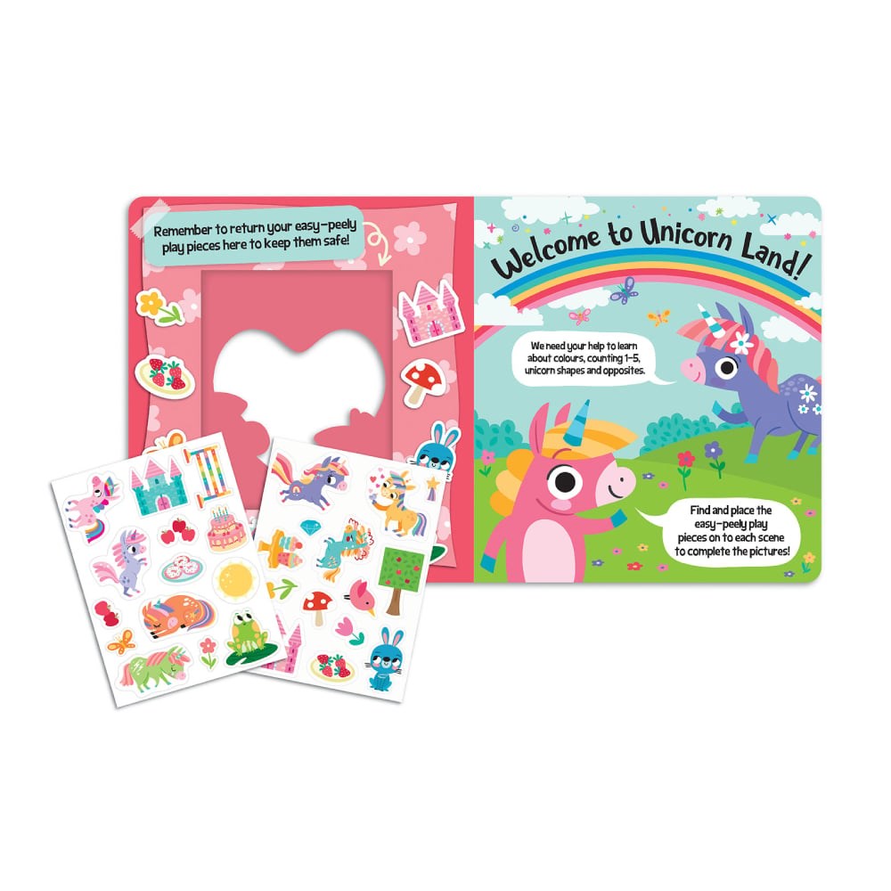 Easy Peely Unicorns - Peel, Stick, Play 