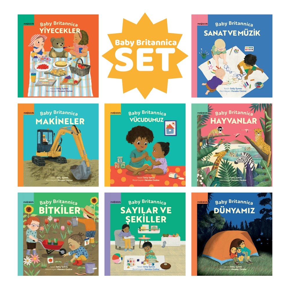 Baby Britannica 8'li  Kitap Set - Türkçe 