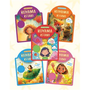 Çıkartmalı Boyama Kitabı 5'li Set