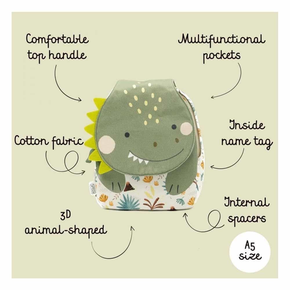 Sassi Çocuk Mini Sırt Çantası -Güçlü Dinozor 