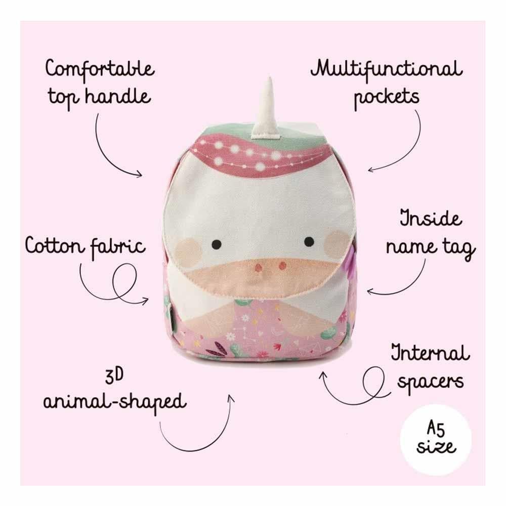 Sassi Çocuk Mini Sırt Çantası -Sevimli Unicorn 