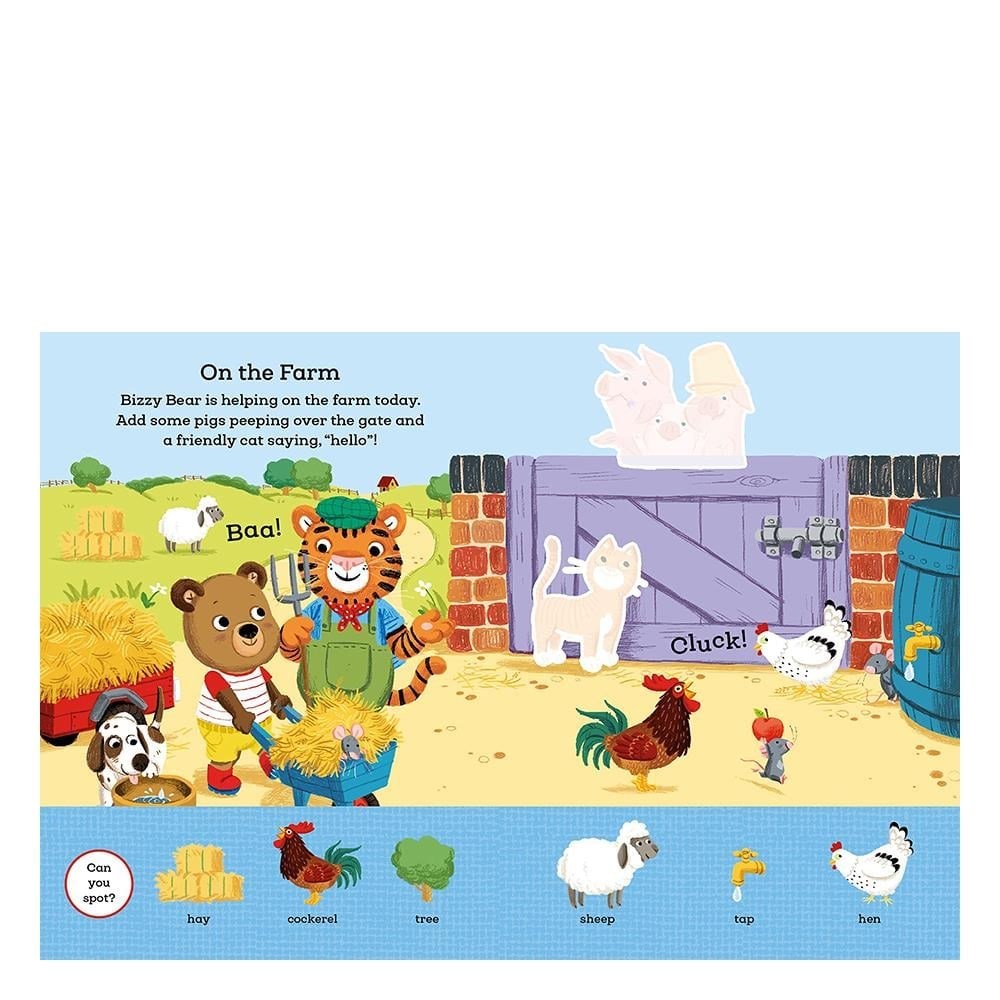 Bizzy Bear - My First Sticker Book Animals 