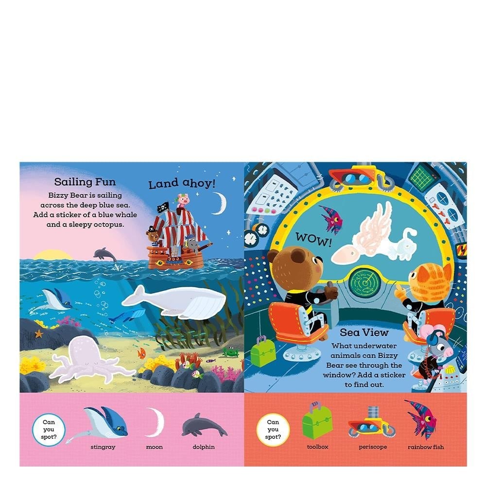Bizzy Bear - My First Sticker Book Animals 