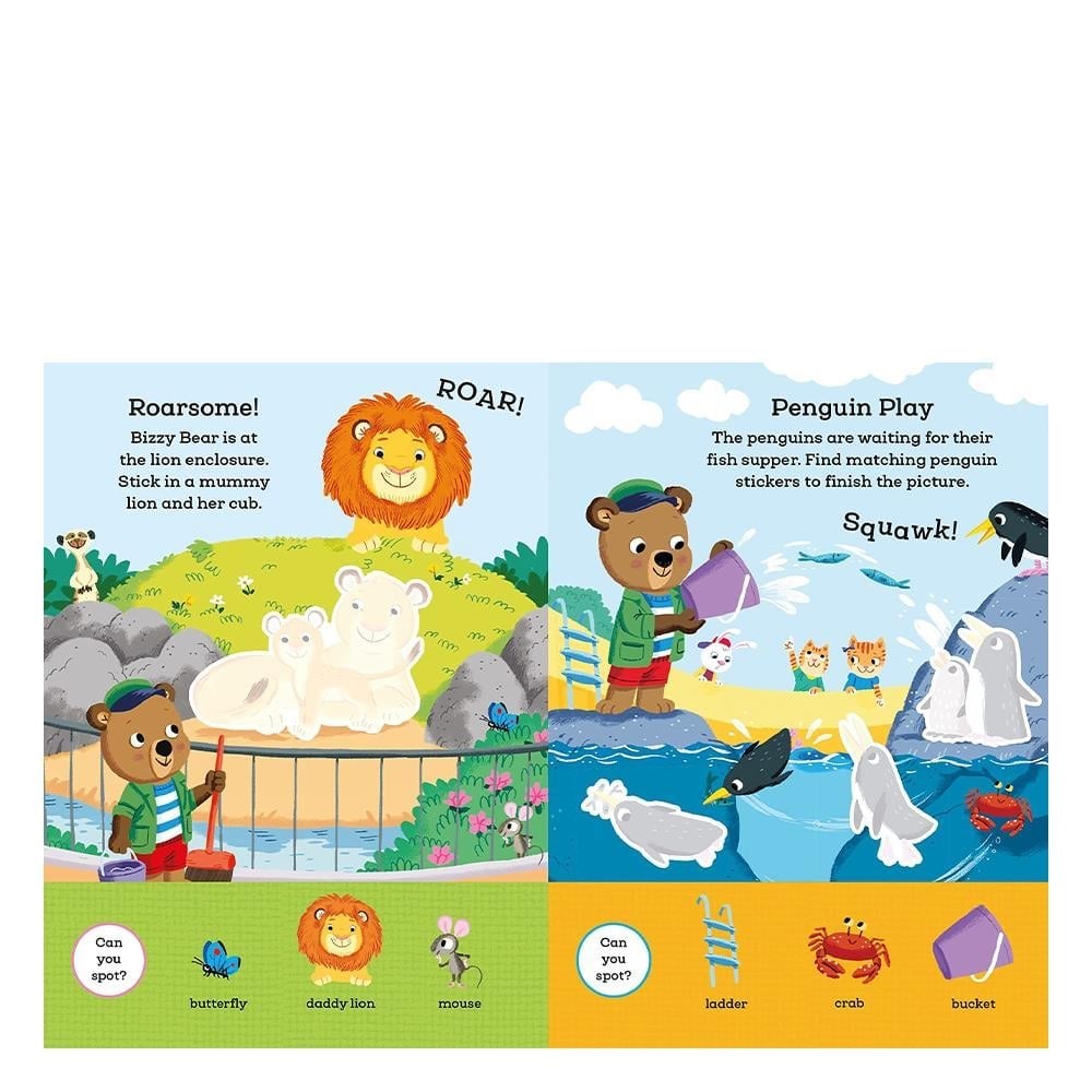 Bizzy Bear - My First Sticker Book Animals 