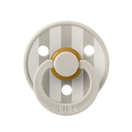 Bibs Studio Colour Block Kauçuk Emzik Ivory 0-6 Ay Krem