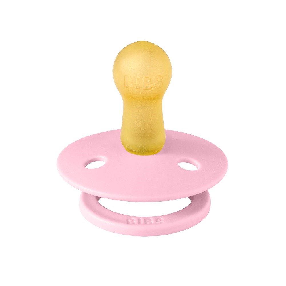 Bibs Studio Colour Block Kauçuk Emzik 0-6 Ay Pembe