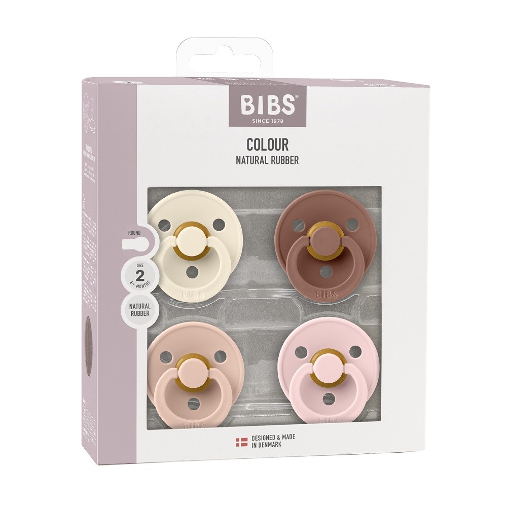 Bibs Colour 4'lü Emzik Ivory 
