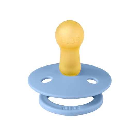 Bibs Colour Bebek Doğal Kauçuk Emzik Baby Blue +18 Ay Mavi