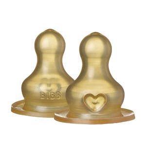 Bibs Baby Bottle İkili Kauçuk Biberon Ucu Yavaş Akış