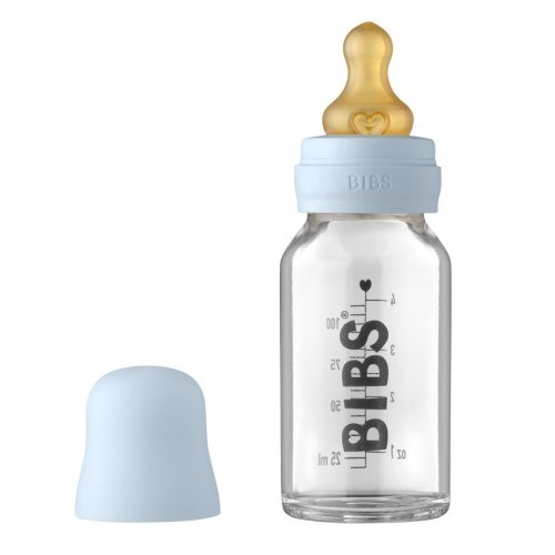Bibs Baby Bottle Complete Set Bibero Blue - 110 ml Mavi