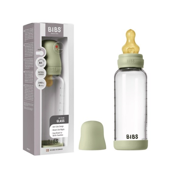 Bibs Baby Cam Biberon Seti Sage 240 ml Yeşil