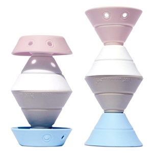 Moluk Hix Pastel White-Baby Pink-Beige-Ice Blue