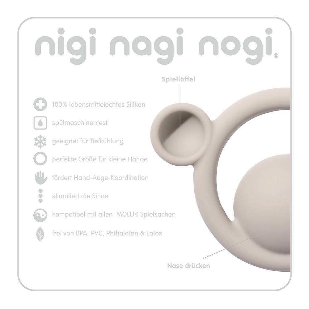Moluk Nigi Nagi Nogi Pastel Ice Blue-Baby Pink-Beige Orjinal