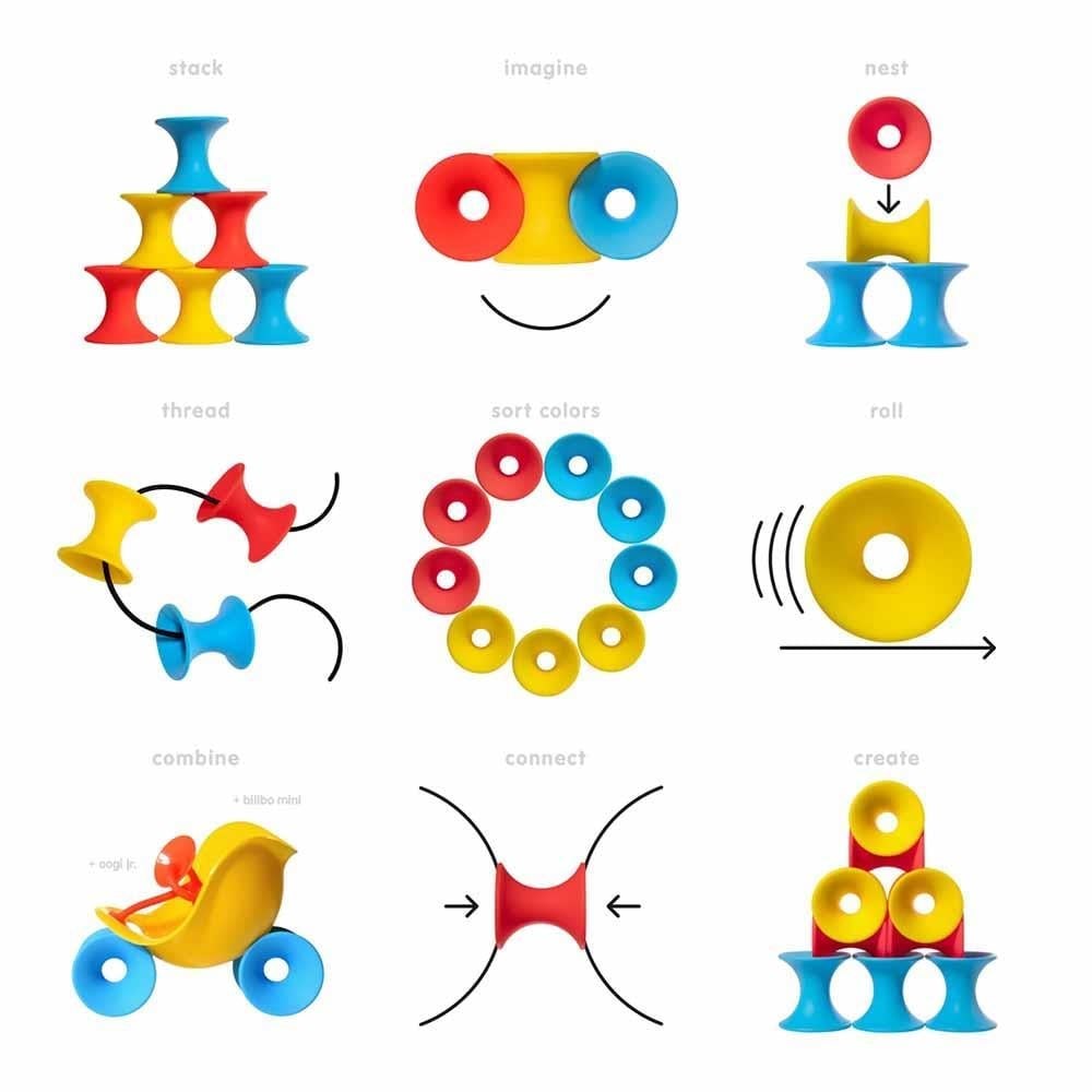 Moluk Tulu 9-Set Blue-Red-Yellow Orjinal