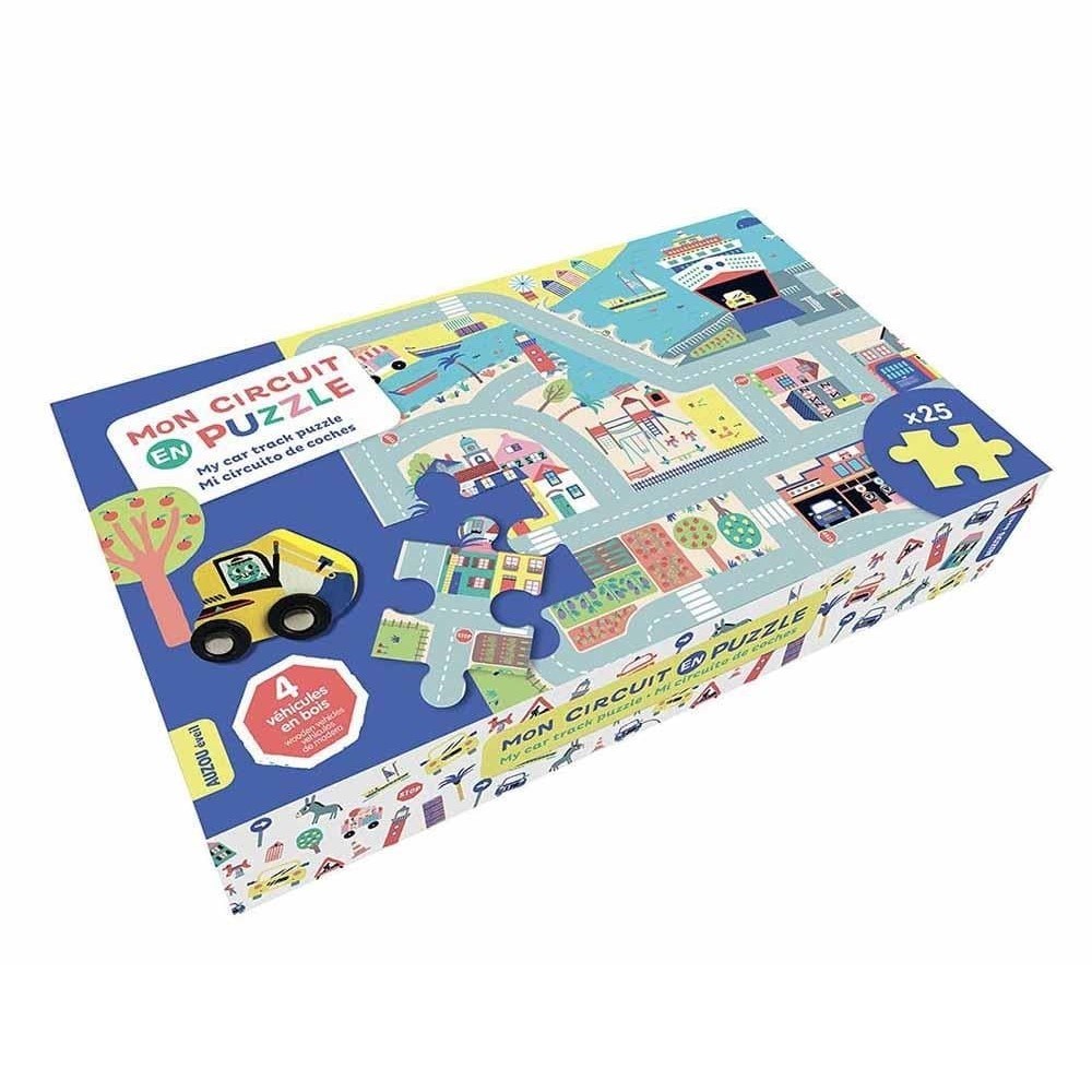 Auzou Toys Araba Yolu Yapbozum Orjinal