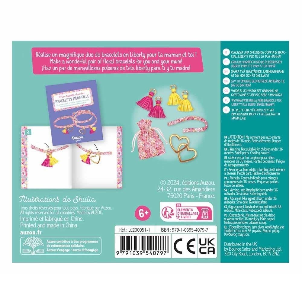 Auzou Toys Mücevher Fabrikası - Anne Kız Bilezik Seti Orjinal