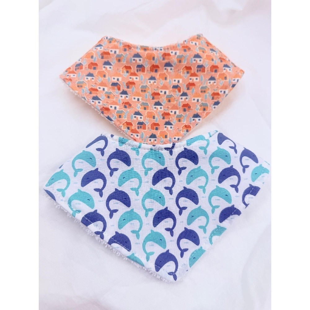 Le Petit Dodo Salya Önlük Sweet Home ve Renkli Balıklar 