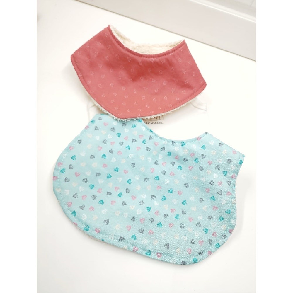 Le Petit Dodo Salya Önlük Kalpler-Clarise