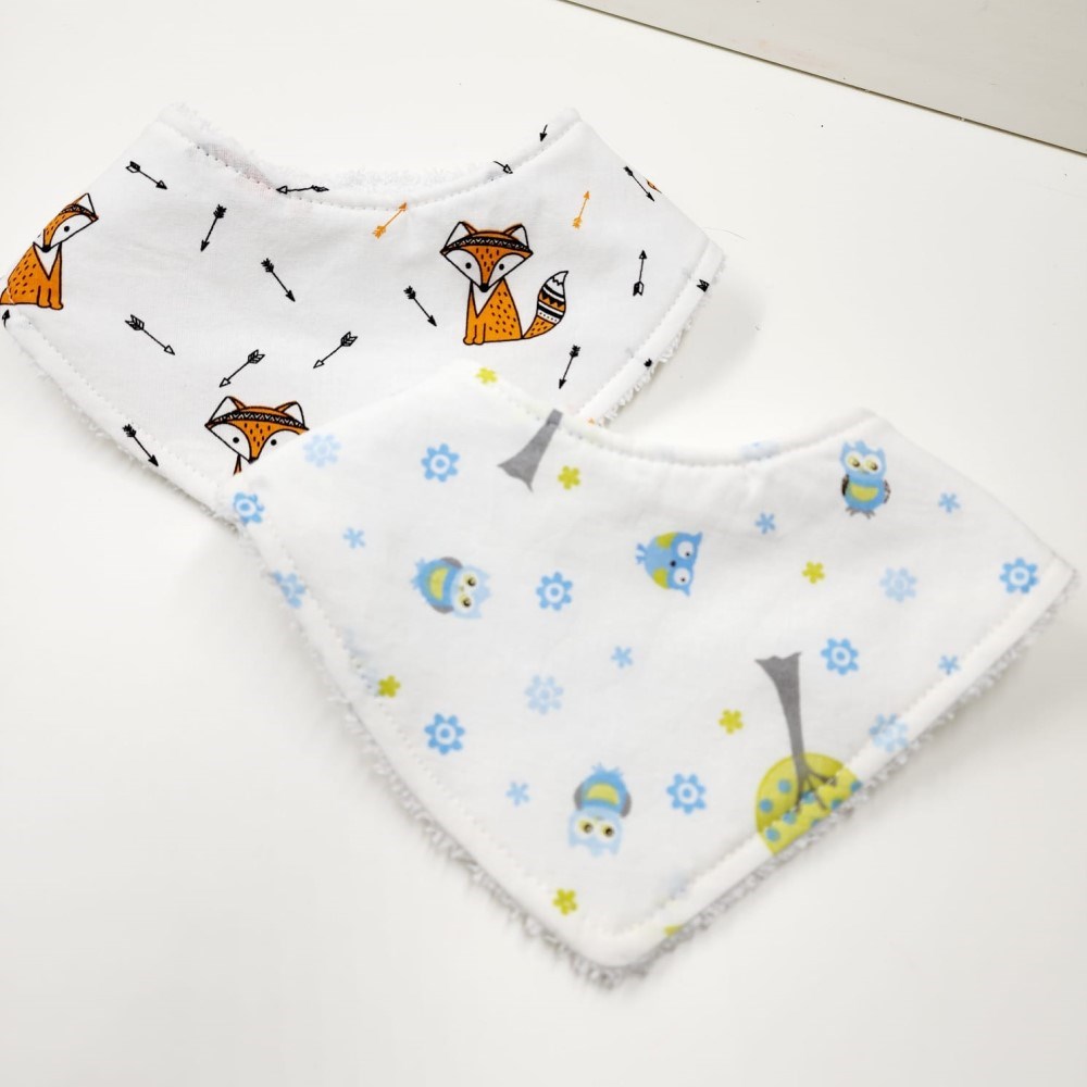 Le Petit Dodo Fular+ Salya Önlük 2'li Set Tilki Baykuş 