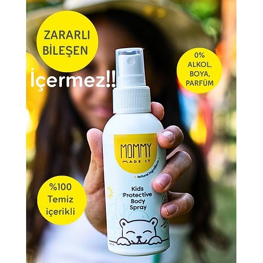 Mommy Made It Temiz İçerikli Vücut Koruyucu Sprey (100 ml) Orjinal
