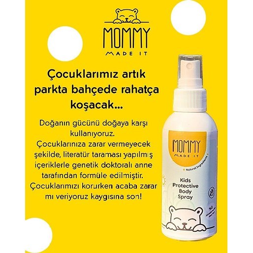 Mommy Made It Temiz İçerikli Vücut Koruyucu Sprey (100 ml) Orjinal