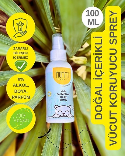Mommy Made It Temiz İçerikli Vücut Koruyucu Sprey (100 ml) Orjinal