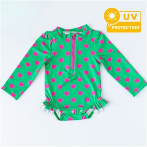 Mama Yoyo Önden Fermuarlı - Alttan Çıtçıtlı Mayo Kalpli