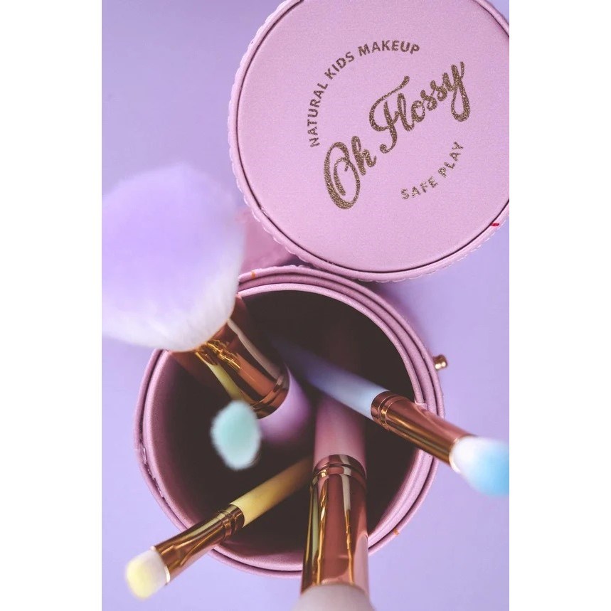 Oh Flossy Makyaj Fırçası Seti - Rainbow 