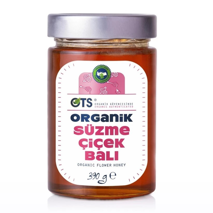 Ots Organik Süzme Çiçek Balı 420 gr 