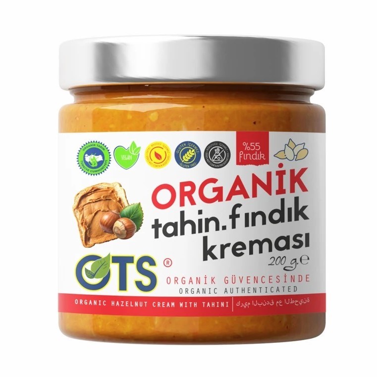 Ots Organik Tahinli Fındık Kreması 200 gr 