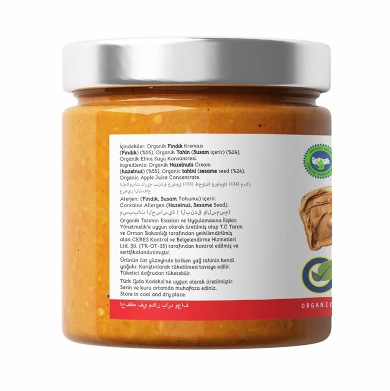 Ots Organik Tahinli Fındık Kreması 200 gr 
