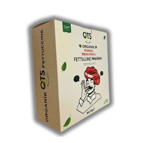 Ots Organik Kırmızı Mercimekli Fettuccine Makarna 350 gr 