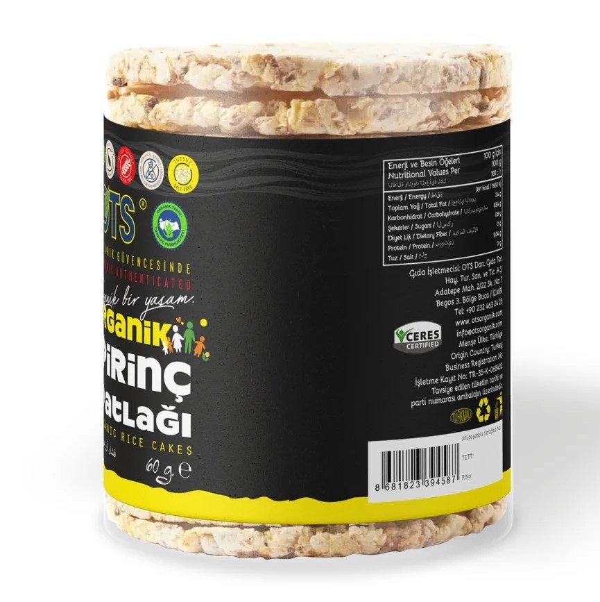Ots Organik Pirinç Patlağı 60 gr 