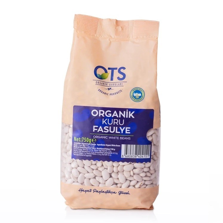 Ots Organik Kuru Fasülye 750 gr 