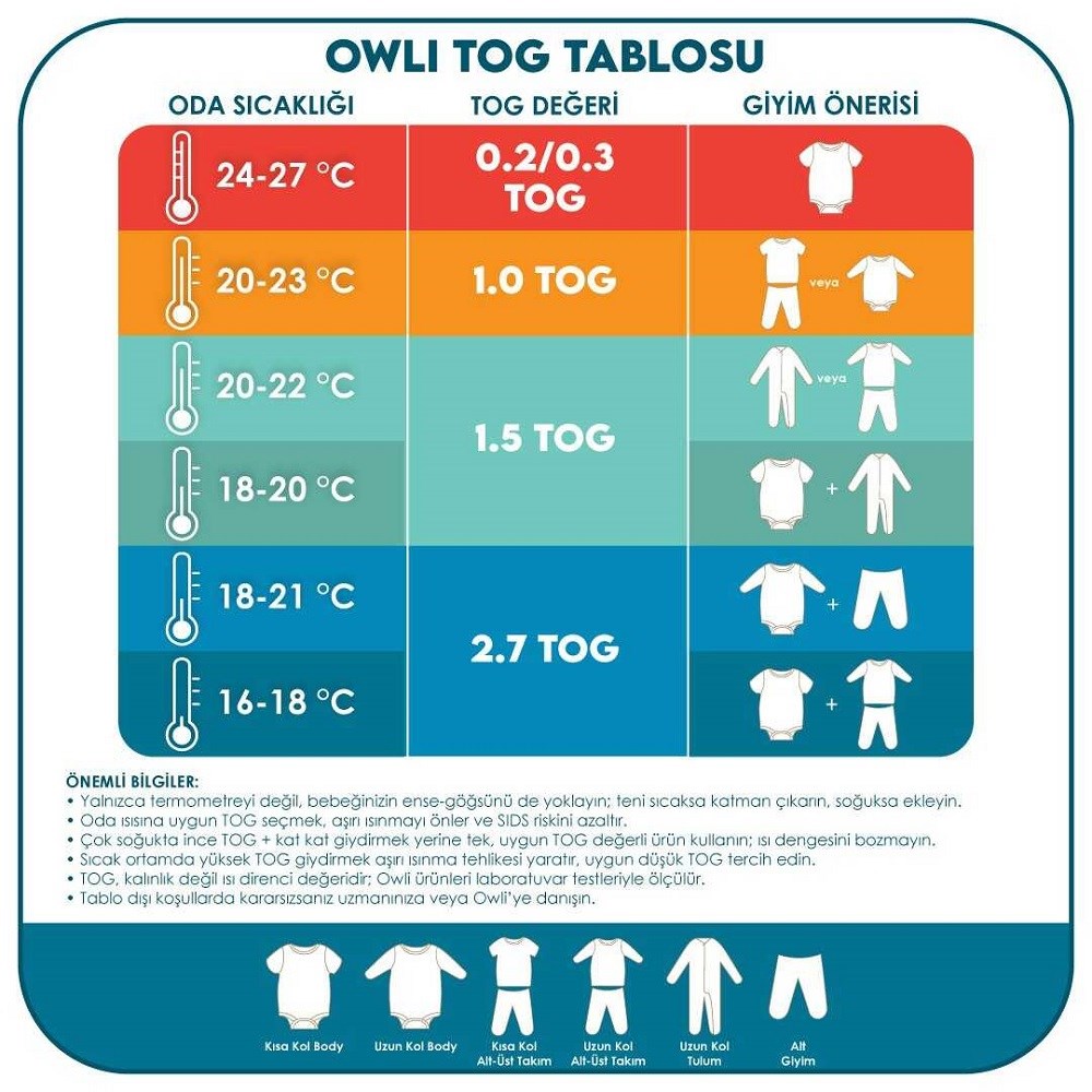 Owli Uyku Tulumu 1.5 Tog Garden Krem