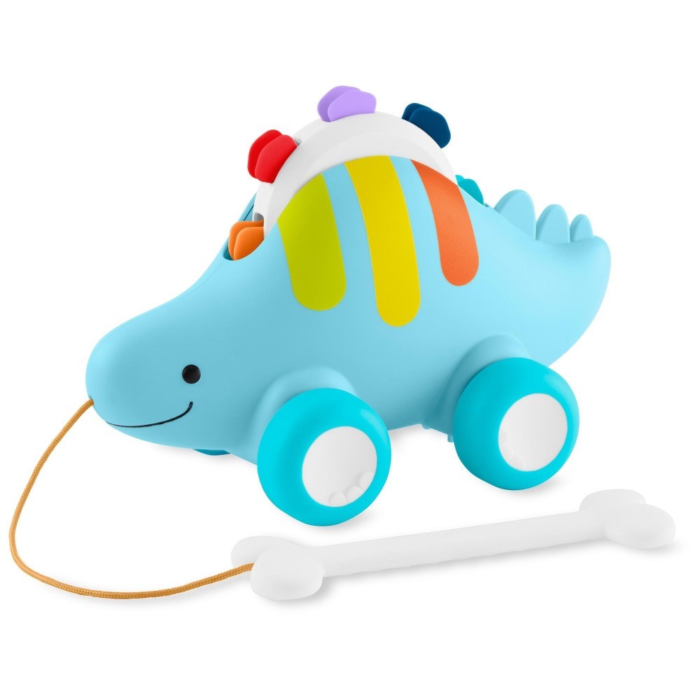 Skip Hop Explore & More Dinosaur 3'ü 1 arada Bebek Müzikli Çekmeli Oyuncak 