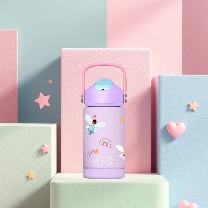 Sipnjoy FlipSip Çocuk Su Termosu 360 ml - Fairy Sparkle 