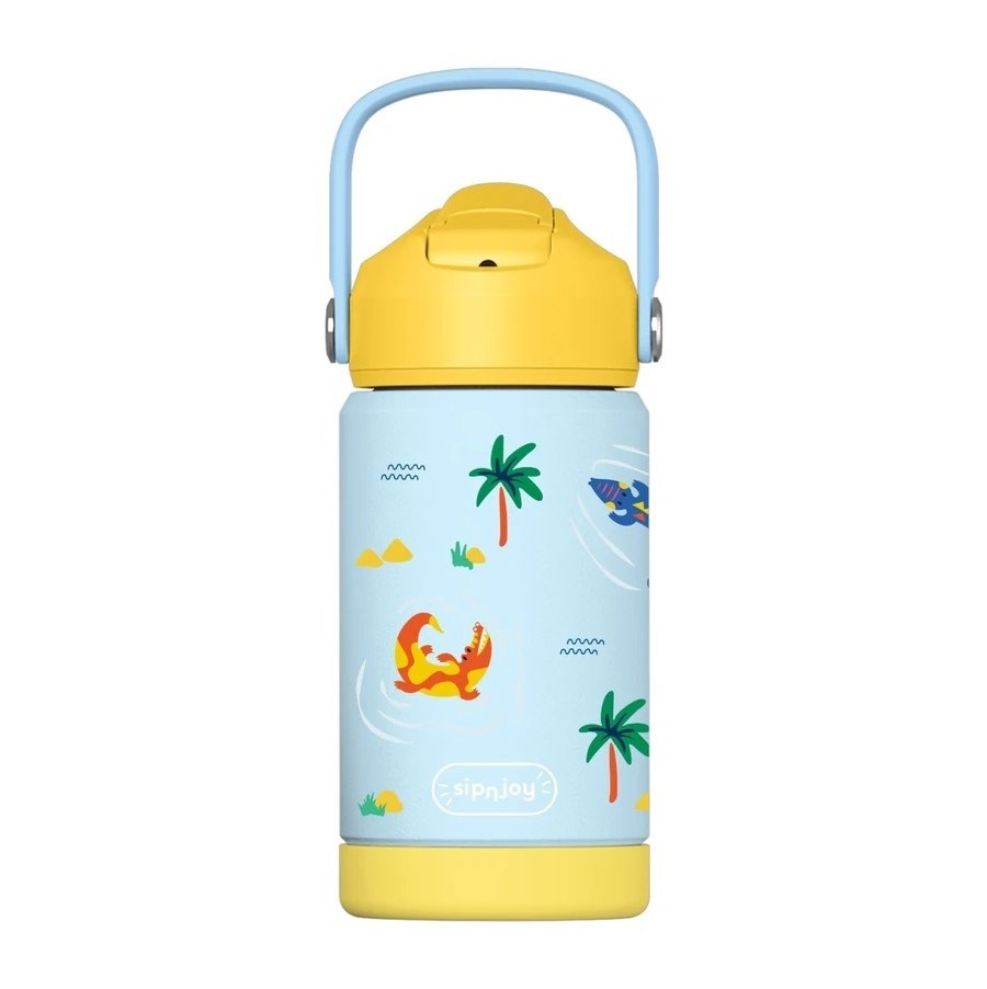 Sipnjoy FlipSip Çocuk Su Termosu 360 ml - Snappy Croc