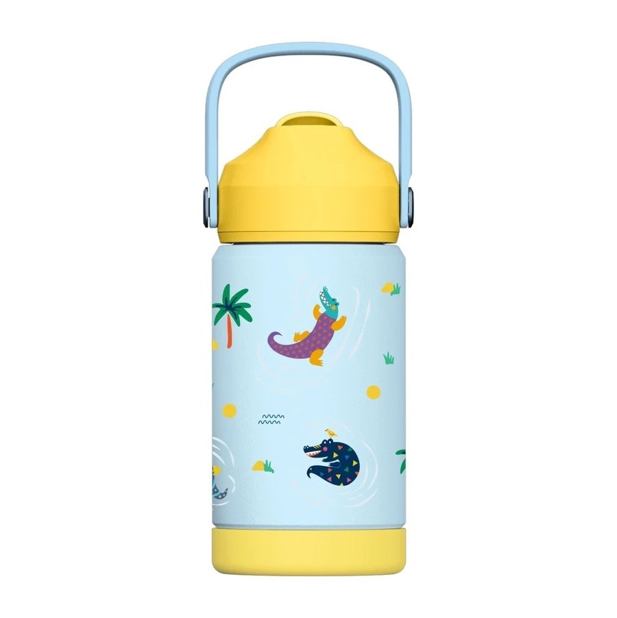 Sipnjoy FlipSip Çocuk Su Termosu 360 ml - Snappy Croc 