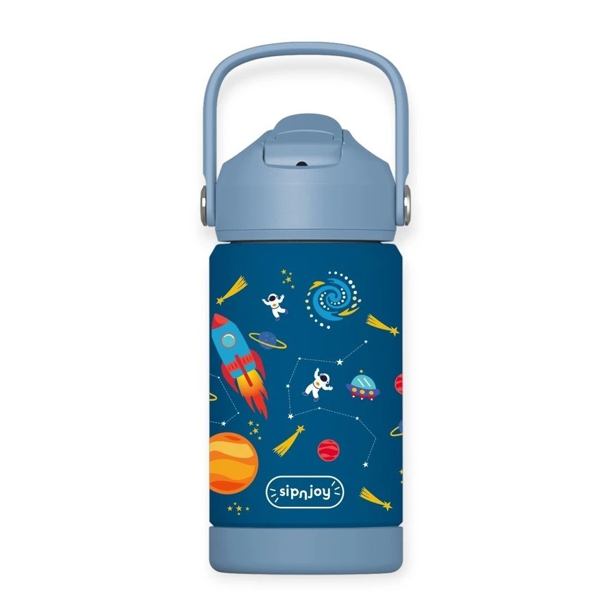 Sipnjoy FlipSip Çocuk Su Termosu 360 ml - Star Explorer 