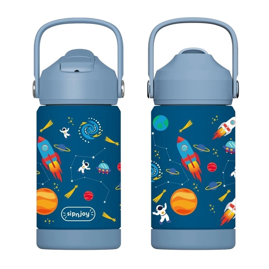 Sipnjoy FlipSip Çocuk Su Termosu 360 ml - Star Explorer 