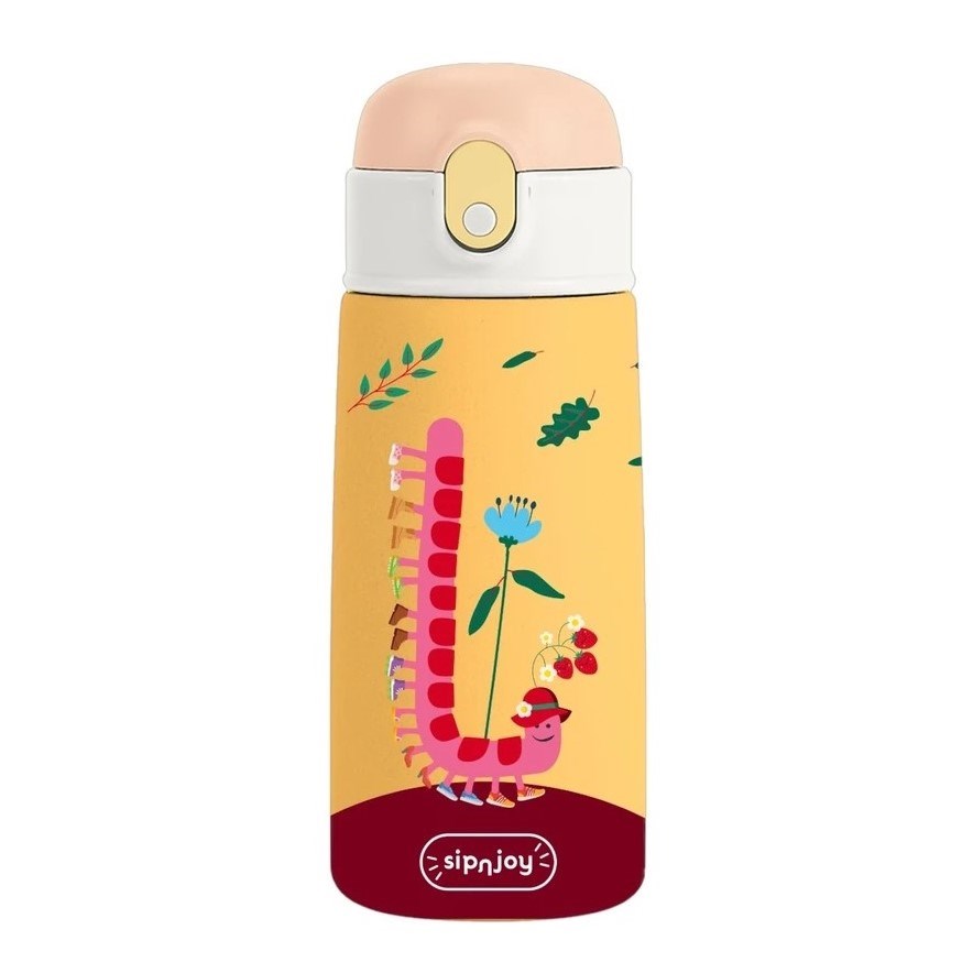 Sipnjoy SipSquad Çocuk Su Termosu 480 ml - Twisty Joy 