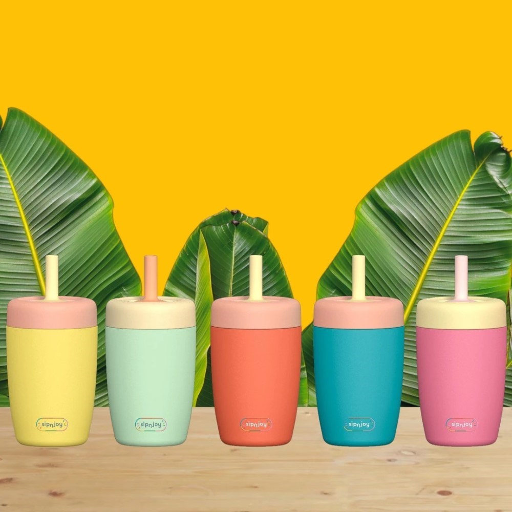 Sipnjoy StrawBuddy Tumbler 360 ml - Sarı 