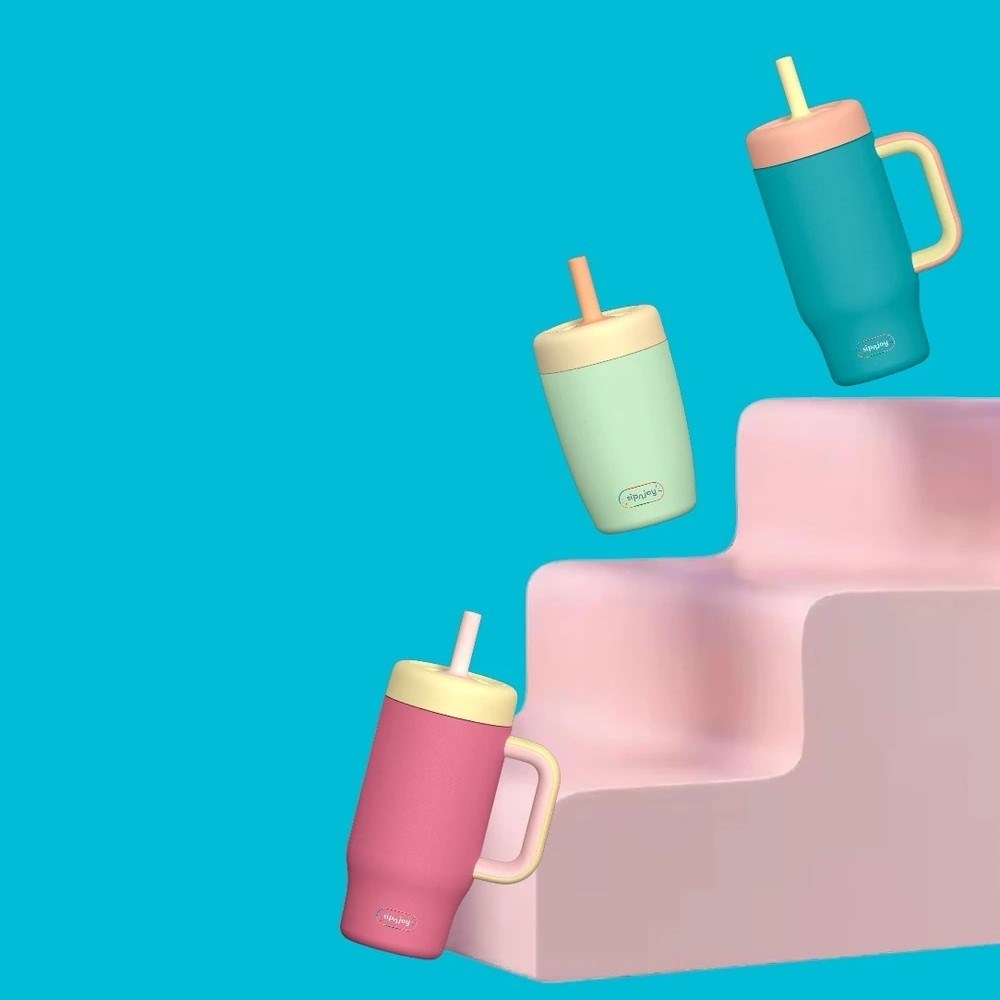 Sipnjoy StrawBuddy Tumbler 360 ml - Aqua 