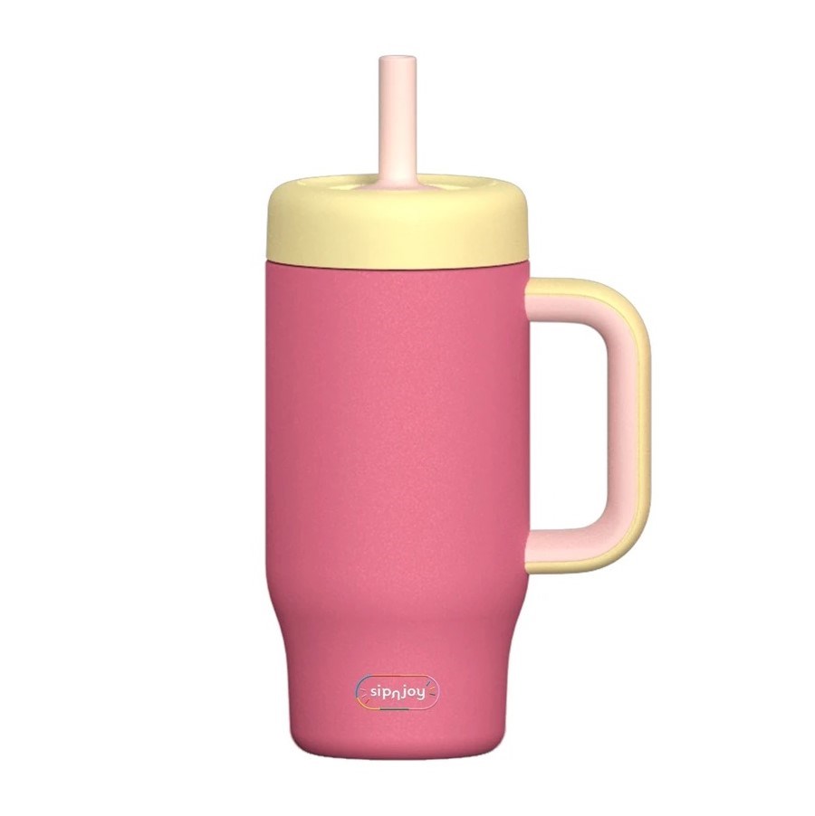 Sipnjoy HandleHug Tumbler 550 ml - Pembe 