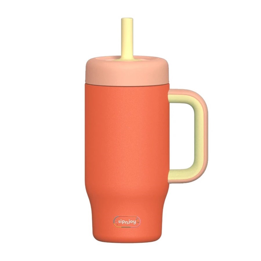 Sipnjoy HandleHug Tumbler 550 ml - Turuncu 