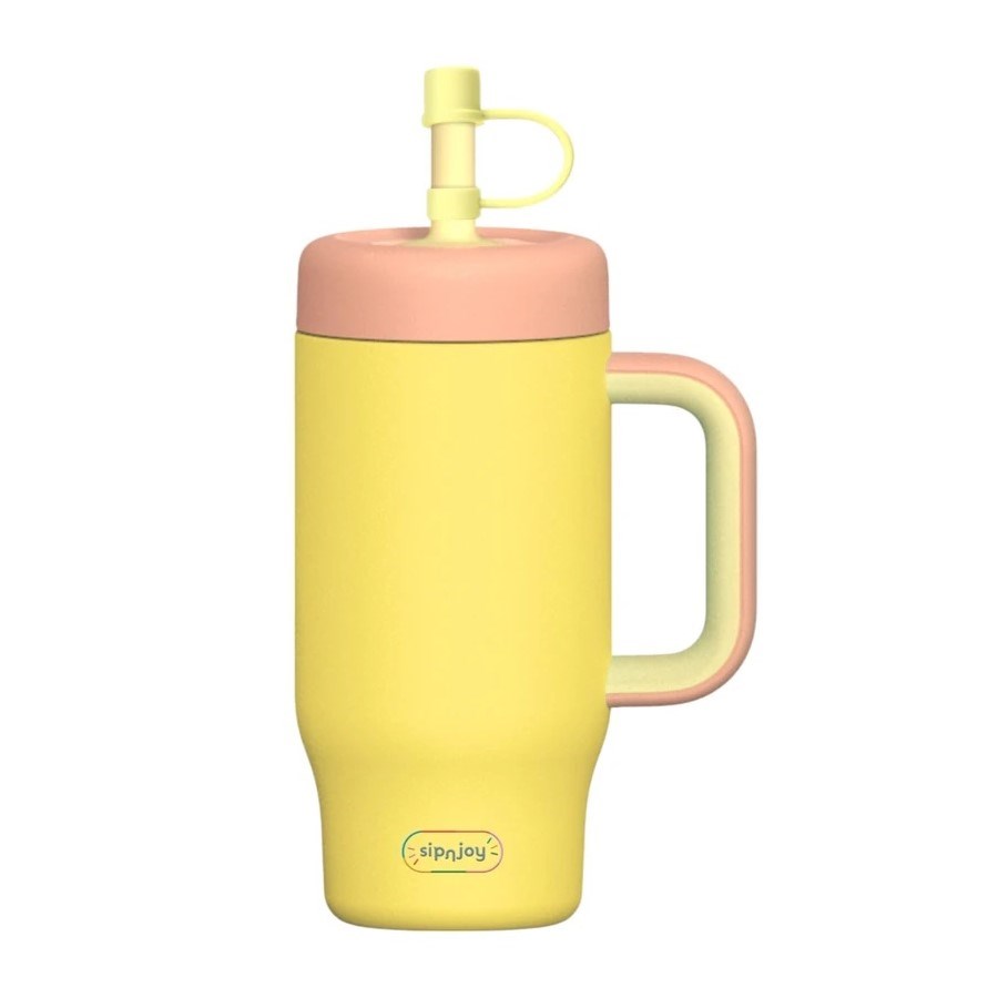 Sipnjoy HandleHug Tumbler 550 ml - Sarı 