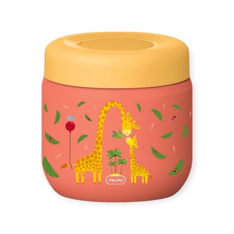 Sipnjoy Termos Yemek Kabı 360 ml - Giggle Giraffe 