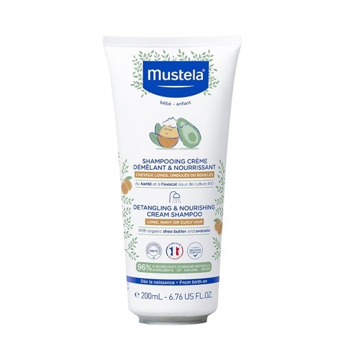 Mustela Detangling & Nourishing Cream Shampoo ( Kolay Tarama Sağlayan Şampuan ) 200 ml 